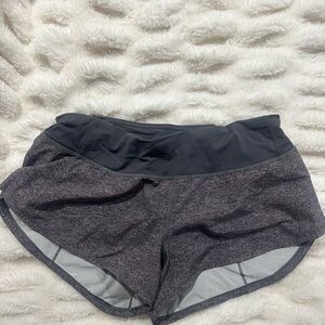 lululemon Gray Athletic Shorts regular length